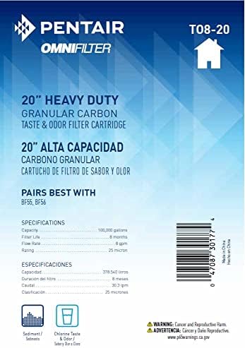Pentair OMNIFilter TO8-20 Big Blue 20" x 4.5" Carbon Water Filter - Image 5