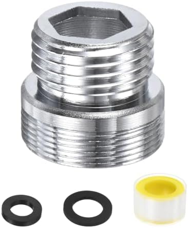 M METERXITY 1-Pack Faucet Adapter, M24 Male to G1/2 Male, for Kitchen by MMETERXITY