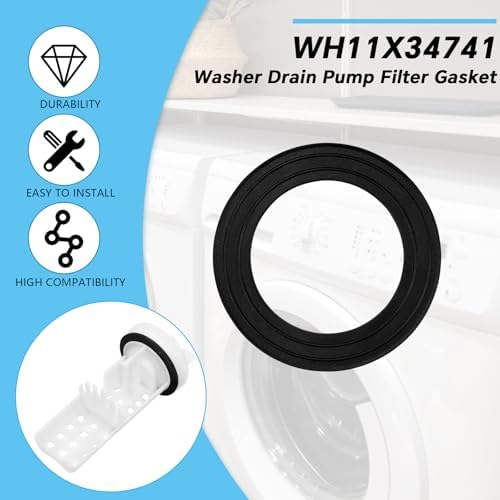 WH11X34741 Washer Drain Pump Filter gasket - Image 5
