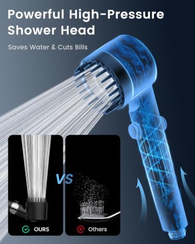 Filtered Shower Head with Handheld 4PCS Filters ShowerHead - Image 4