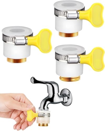 3 Pcs Faucet Adapter Kit Universal Sink Hose Adapter Outer 15-24mm by Unknown