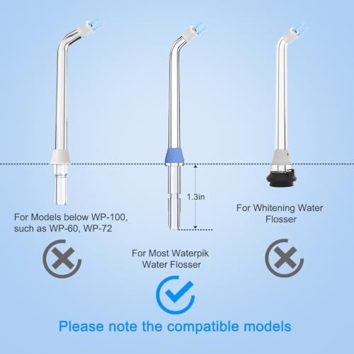 Water Flosser Replacement Tips for Waterpik,8 Plaque Chaser Tips - Image 3