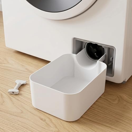 Washing Machine Drain Funnel Tray, Universals Front-Load Washing Machine Drain Pan Washer Drains Tray for Home Laundry Water Catch Guide for Front Load Filter-Cleaning Laundry Drains Accessory - Image 2