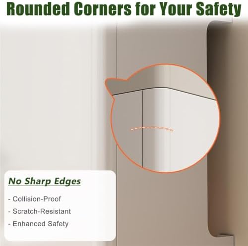 White Gas Boiler Pipe Cover Casing Box 300mm for Kitchen/Bathroom/Bedroom - Image 3