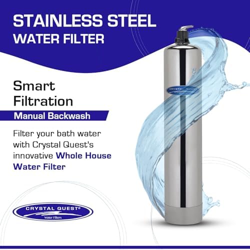 Whole House Inline Water Filter | Stainless Steel | Fluoride Filtration | Manual Backwash - Image 2