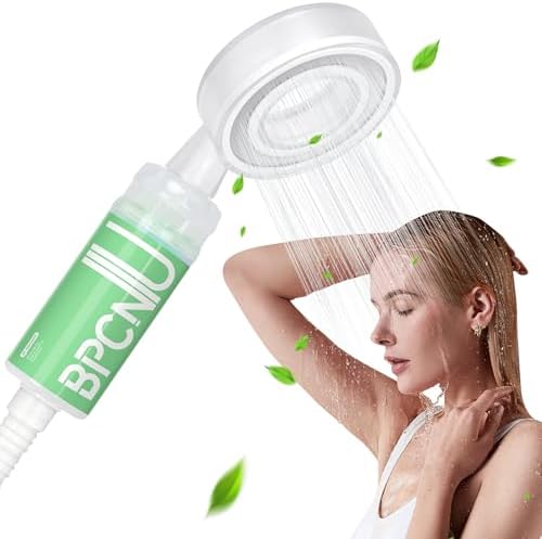 Aromatherapy Shower Head with Handheld – Filtered High Pressure Spa Shower for Softer Skin & Hair, Hard Water Filter with Woody Cedar Scent (forest) by Unknown