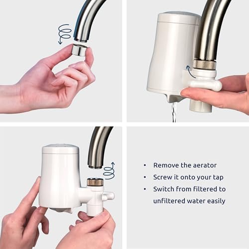 Tappwater EcoPro Bundle - Faucet Water Filter, 5 Stage Nanotechnology Water Filtration System, 2 x Tap Water Filter, Filters 100+ substances incl Chlorine, Limescale and Bad Taste - Image 3