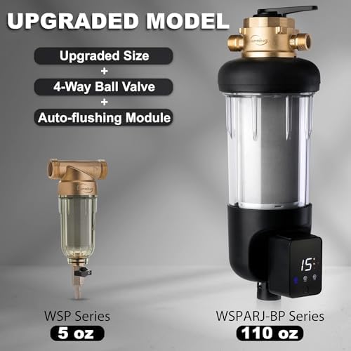 iSpring WSP500ARJ-BP Jumbo Whole House Water Filter System, 500 Micron - Image 3