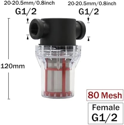 1Pcs IBC Tank Tap Adapter Filter 1/2 3/4 1inch Male Female Threads Water Screen S60 Thread Nipple 1000L Rain Barrel Fitting(11) - Image 2