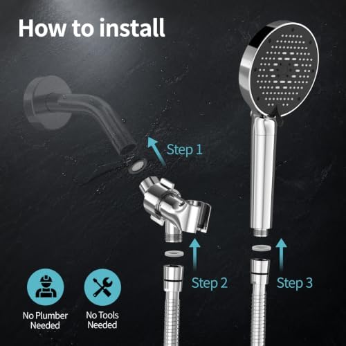 SR SUN RISE High Pressure Filtered Handheld Shower Head 9 Spray（1 filter） - Image 4