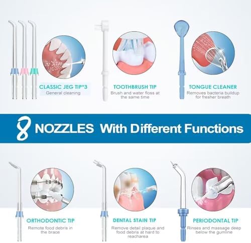 TUREWELL FC162 Water Dental Flosser for Teeth/Braces - Image 3