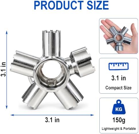 10-in-1 Faucet Aerator Removal Tool for Home Plumbing Repair - Image 5