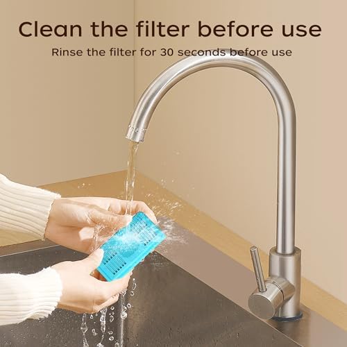 Cat Water Fountain Filters for JLVDXN Pet Fountain, 6 Filters + 6 Sponges - Image 5
