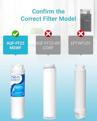 AQUA CREST MSWF NSF 42&372 Refrigerator Water Filter, 3 Pack - Image 3