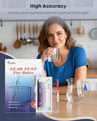 Pawfly Lead Water Test Kit Lead in Drinking Water Test Kit 10-Minute Detection to 5 ppb At Home Water Testing Kit for Tap & Well Lead Water Test Kit City Water Quality Test Kit, 4 Pack - Image 2