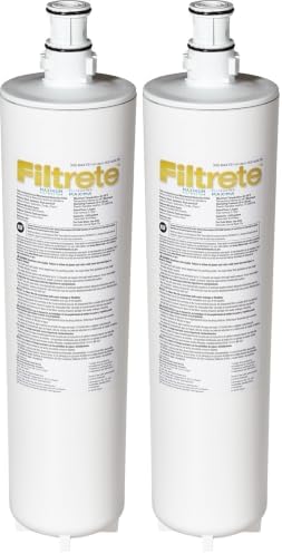 Filtrete Maximum Under Sink Quick Change Water Filtration Replacement Filter 3US-MAX-F01, for use with System 3US-MAX-S01 (Pack of 2) by Filtrete