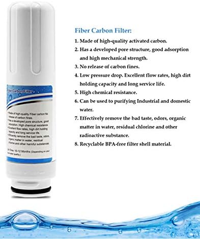 Replacement Internal Active Carbon Water Filter for pH3.5~10.5 Alkaline Water Ionizer AG7.0 Only - Image 5
