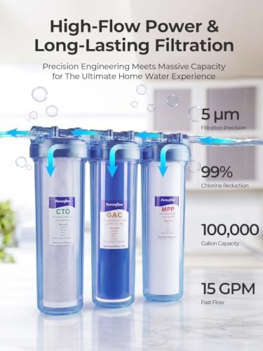 Dual Carbon 3-Stage Whole House Water Filter System - Image 4