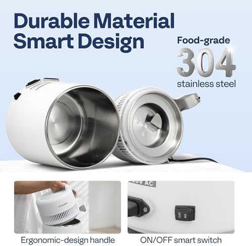 VIVOHOME 3 Pack Water Distiller Countertop 1.6 Gallon/6L 900W Distilled Water Machine with Smart Switch Purifier Filter for Home Office, White - Image 3