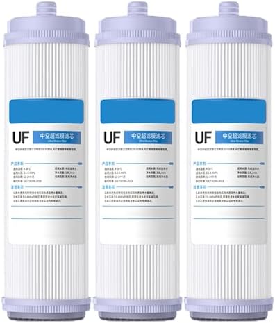 3Pcs 10" 0.01μm High Flow Hollow Fiber UF Membrane by Unknown