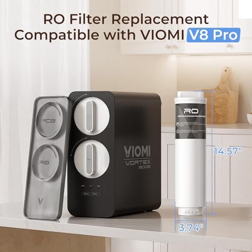 VIOMI V8 Pro RO800 Filter + 2PCB Filter, Replacement for Viomi V8 Pro Reverse Osmosis Water Filter, 24-Month Liftetime - Image 2