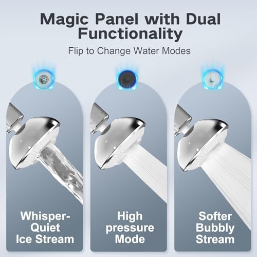 Kitchen Faucet Sprayer Attachment, Anti-Splash 3-Mode Swivel Faucet Extender with Wide Spray Area, 360° Rotating Faucet Aerator, Faucet Head Replacement for Kitchen, 55/64'' Female Thread - Image 4