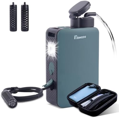 NAWAZA Portable Electric Water Filter, 0.01 Micron Dual, 800mL/min Pump by Unknown