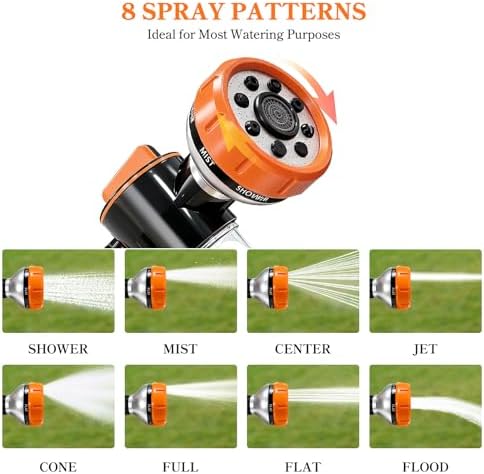 SCHITEC Upgraded Dog Wash Hose Attachment with 100cc Soap Dispenser, 8-in-1 Spray Modes Dog Shampoo Sprayer Nozzle Pet Shower Attachment for Bathing Dogs, Car Wash, Garden Watering - Image 4
