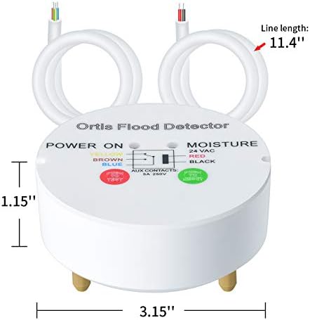 Water Leak Detector, Ortis Water Sensor Alarm Flood Detector, Automatically Turn Off Flood Source When Sensing Moisture to Prevent Water Damage - Image 6
