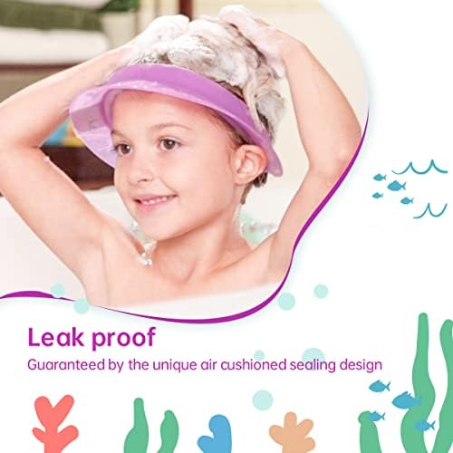 Kair Bath Visor for Babies, Silicone Air Cushioned Shower Cap for kids, Shower Water Guard for 1-9 Years Children bath and Toddler Bath (Head Circumference Greater Than 15 Inches) - Image 2