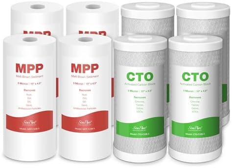 SimPure 2-Stage 10" x 4.5" Whole House Water Filter Replacement by SimPure_Water