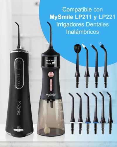 MySmile 10 Pcs Replacement Jet Tips Water Dental Flosser - Image 2