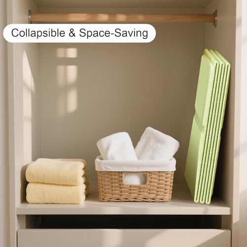Portable & Foldable Bathtub for Newborns to Toddlers, Baby Bathtub, Easy to Store, Lightweight for Home & Travel, SpaceSaver Collapsible Baby Tubs for Kids, Green - Image 3