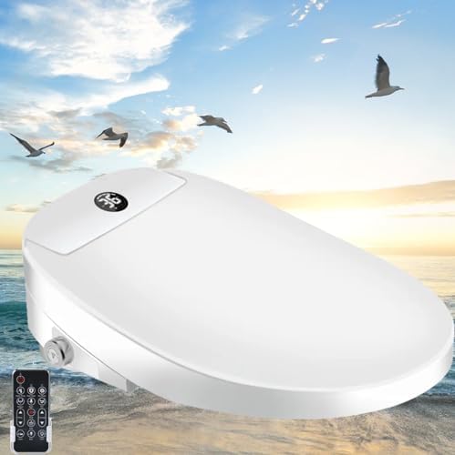 Bidet Toilet Seat, Auto Open/Close Lid & Seat with Radar Sensor, Unlimited & Filtered Warm Water, 8 Modes Spa Wash, Warm Air Dryer, Heated Seat, 10-year warranty. (TB-51E) - Image 2