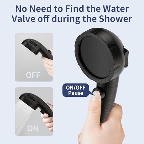HANLIAN On/Off High Pressure Handheld Shower Head for RV Camper - Image 3