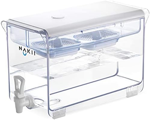 Nakii Water Filter Dispenser with 2 Filters - 18-Cup Water Dispenser with 300 Gallons Capacity Long-Lasting NSF-Certified Filters for Cleaner and Healthier Drinking Water - Faster Filtration, BPA-Free - Image 3