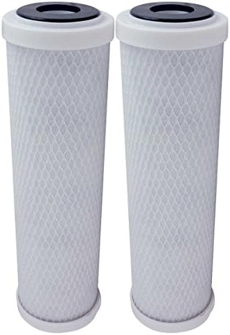 2 Pack Flow-Pur 8 Carbon Block Filter Compatible Cartridge WCBCS-975-RV by American Water Solutions by VistarWaterTechnologies