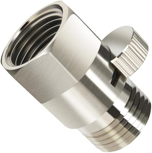 MAYYAYA Brass Shower Head Flow Control Valve, NTP1/2 Metal Shut-off Valve by MAYYAYAmakesyourlifebetter