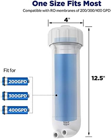 Membrane Solutions 3012 RO Housing Kit for 200/300/400 GPD RO Membranes - Image 2