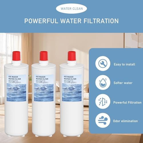 HF20-S HF20-MS HF25-S Water Filter Replacement Compatible with 3M High Flow Series Cartridge HF20-S, 5615103/HF20-MS, 5615109/HF25-S,5615203, Water Filtration System 3-Packs - Image 2