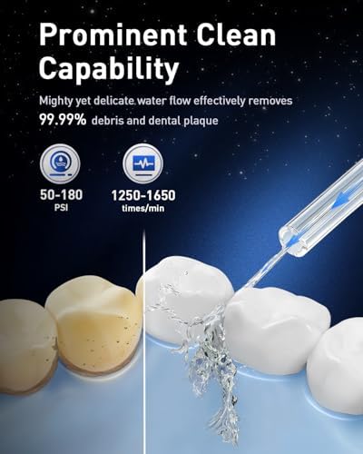 MySmile LP233 Pro Countertop Water flosser w/UVC Light, Display & Heater - Image 2