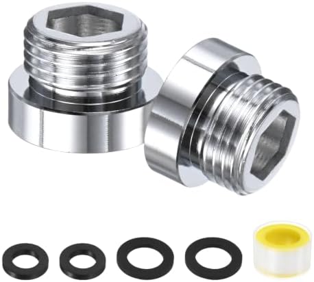 M METERXITY 2-Pack Faucet Adapter, M24 Female to G1/2 Male, for Kitchen by MMETERXITY