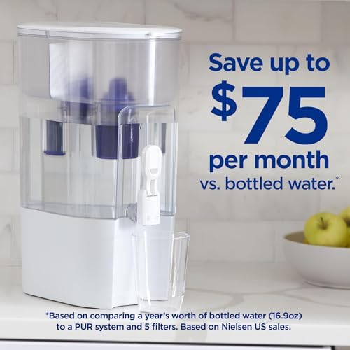 PUR Water Filter Dispenser XL 44-Cup with 2 Genuine PUR Water Filters - Image 5