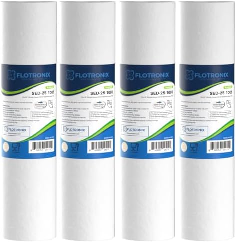 Flotronix Compatible to Aquasana EQ-304 Replacment 2.5x10" Sediment Pre-Filters for Whole House Water Filter System (pack of 4) by VistarWaterTechnologies