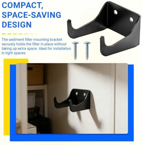 Spin Down Sediment Filter Bracket Wall Mount Holder – 1 Pack - Image 5