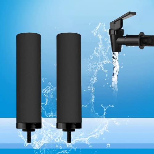 Huining 2PCS Black Water Filters - Household Gravity Water Filter System - Compatible With Berkey - Image 6