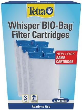 Tetra Whisper Bio-Bag Large Filter Cartridges for Aquariums, 3 Count by Tetra
