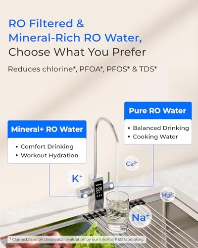 Waterdrop X12-Plus Dual Flow RO Water Filter System, Alkaline Mineral pH+ - Image 3