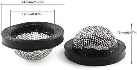 E-outstanding Hose Coupling Filter 20PCS Stainless Steel Washers Inlet Filters Hose Screen Washers for 3/4 Inch Garden Hose Washing Machine - Image 3