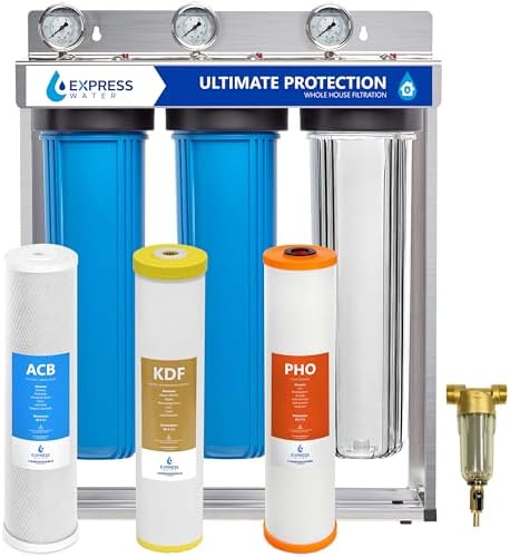 Express Water Whole House Water Filter System, Ultimate Protection, 3-Stage by ExpressWater